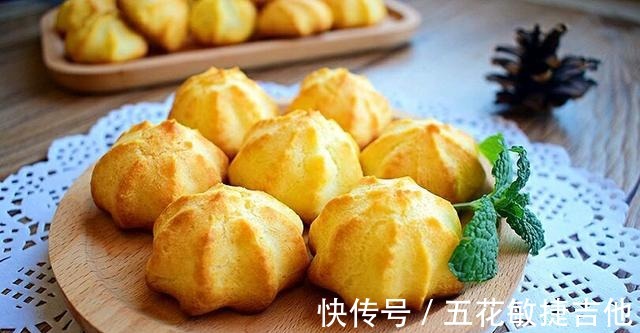 甜点|香浓美味，细腻奶香，酥脆奶油泡芙，在家即可享受到的美味甜点！