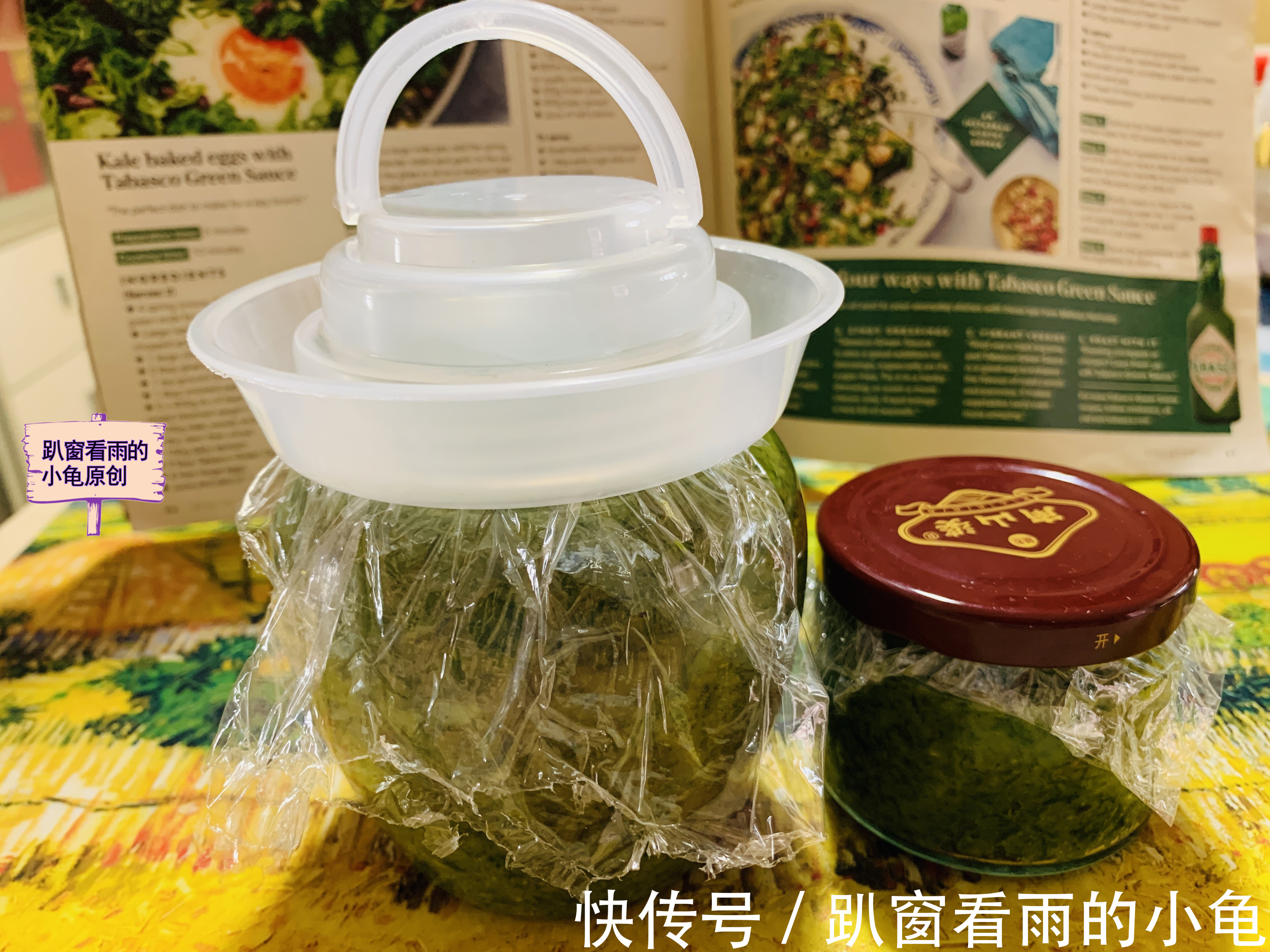 好吃|腌韭菜花,除了放盐,再加入它,韭菜花酱翠绿不变色,黏稠又好吃
