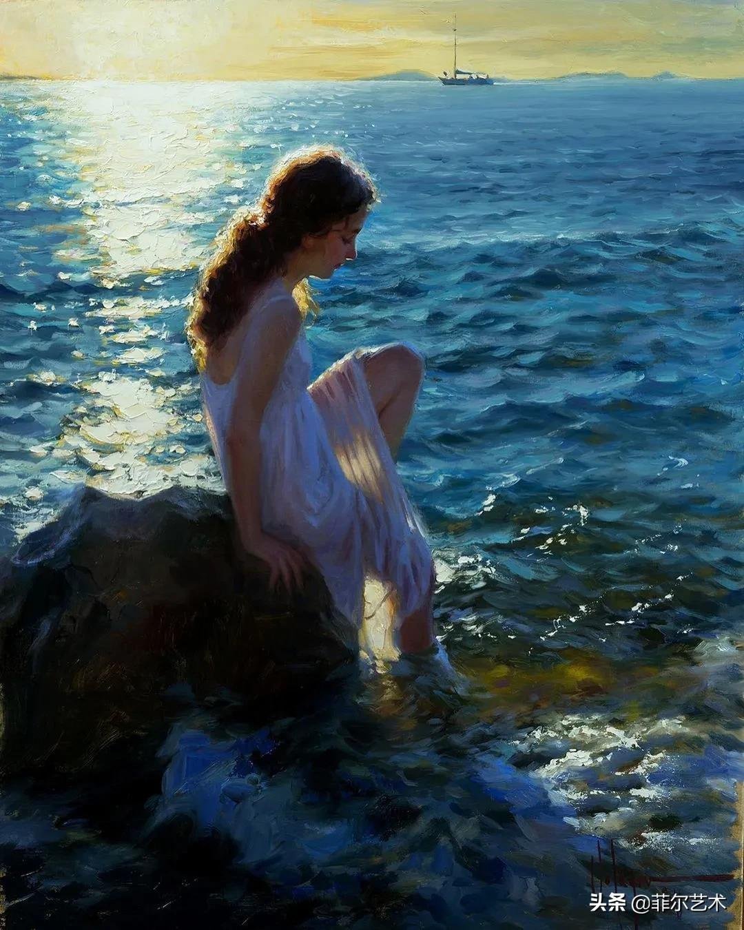 哈巴罗夫斯克&犹如花朵绽放,美得让人难忘~俄罗斯画家人物油画作品欣赏