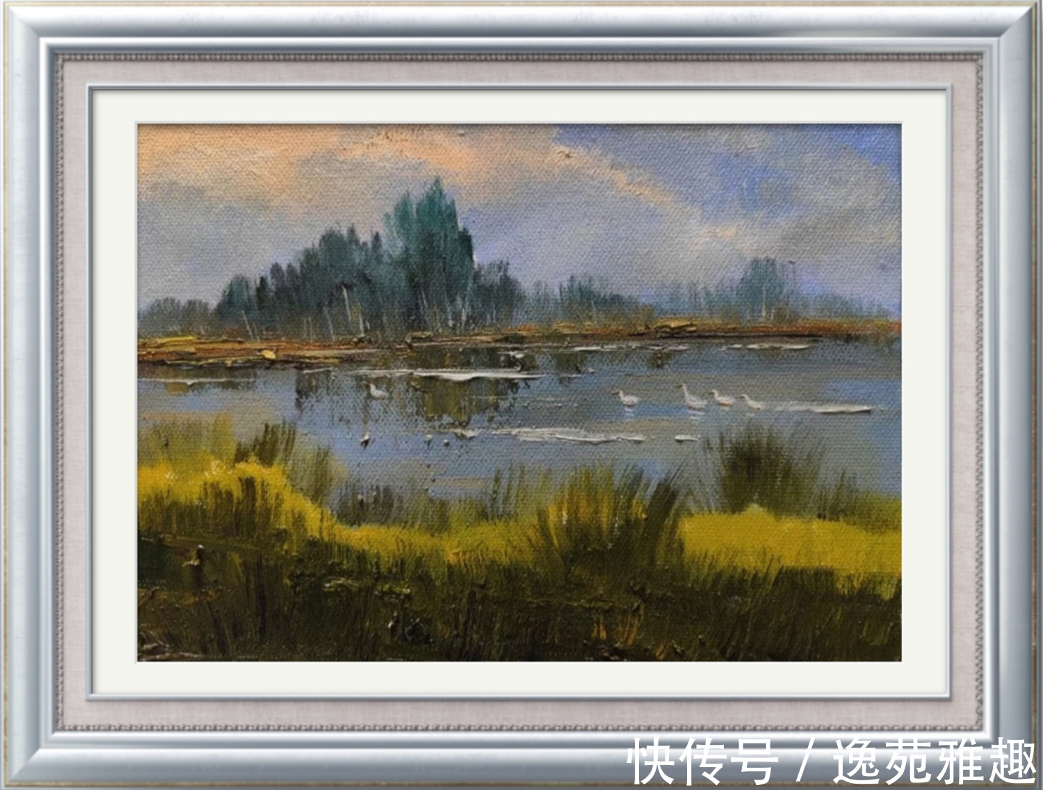 x60$「作品欣赏」心中有旷野,所画皆美景,油画艺术家殷国海作品欣赏