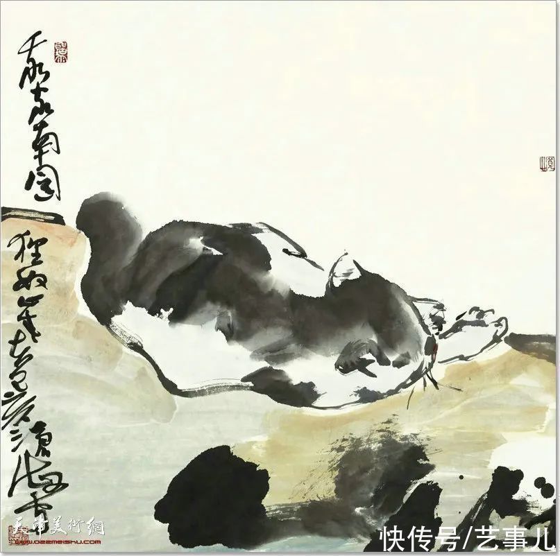 山静居画论#尹沧海教授动物系列作品欣赏:富有诗意的意象世界