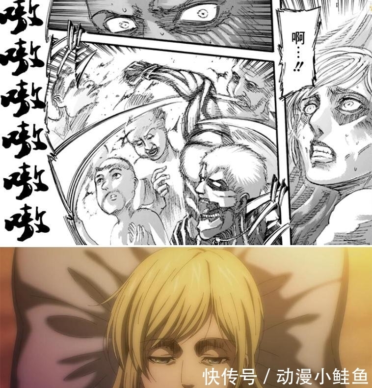 马莱国|进击的巨人：破坏墙壁难度有多大？女巨累到昏死，超巨险被吃掉