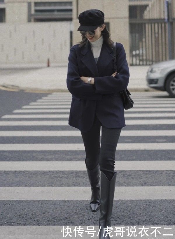 “腿精”是怎样穿出来的?“骑士靴”必不可少,有“缺陷”也不怕