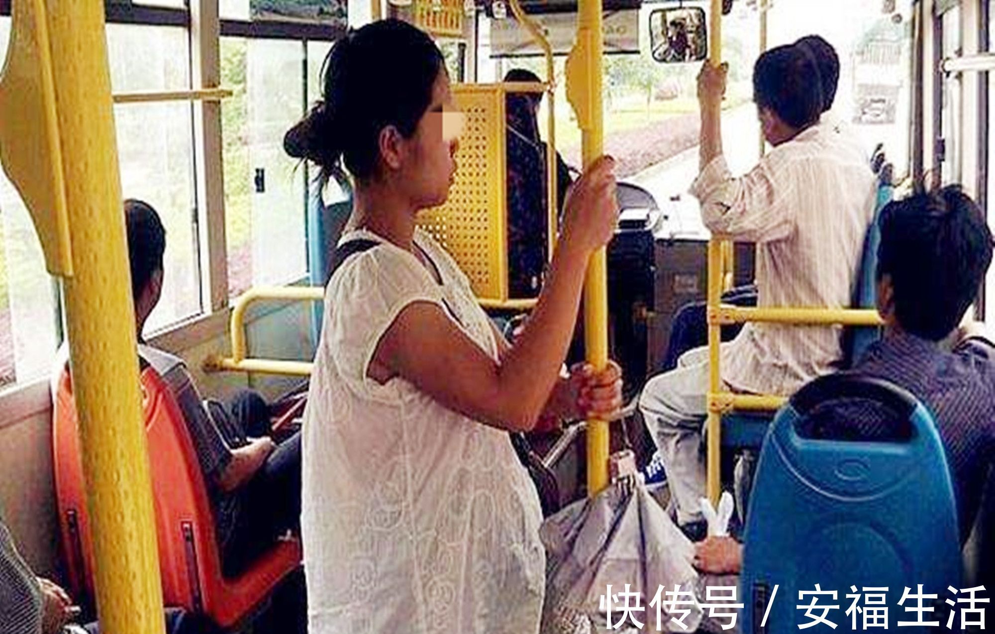 老人|孕妈地铁被逼让座,老人恶意揣测其“装孕”,小孩一句话众人羞愧