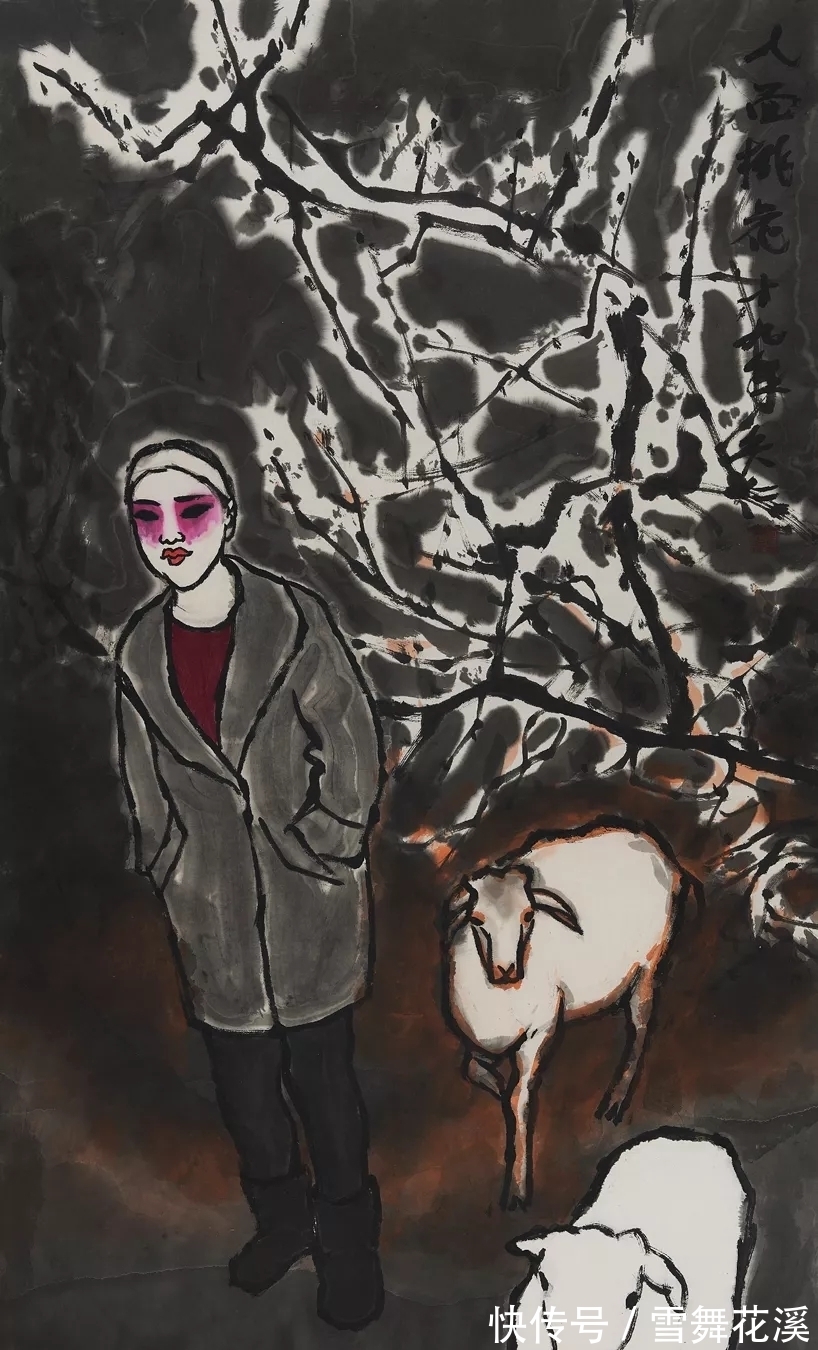 人物画$放下别人就是自己|邢庆仁人物画