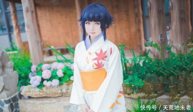 cos|火影忍者雏田真人版见过没第一张身材完美，第五张比本人美！