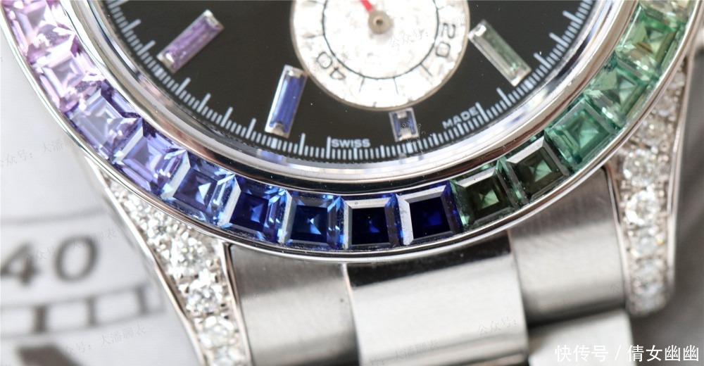 机芯|N厂4130机芯劳力士镶钻彩虹迪通拿完整评测