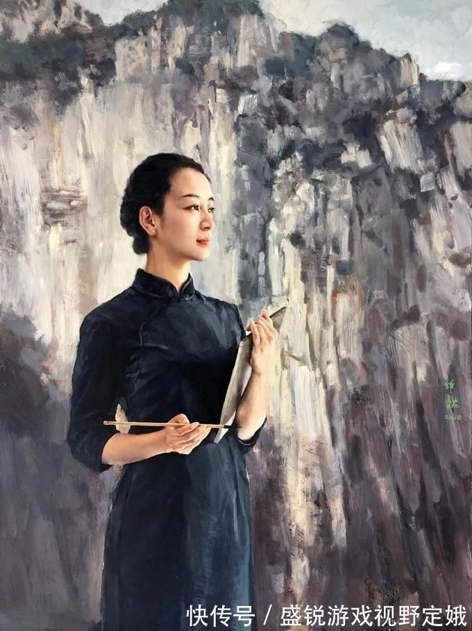 油画$古典东方女性之美——油画艺术家张锦龙女性人物作品欣赏