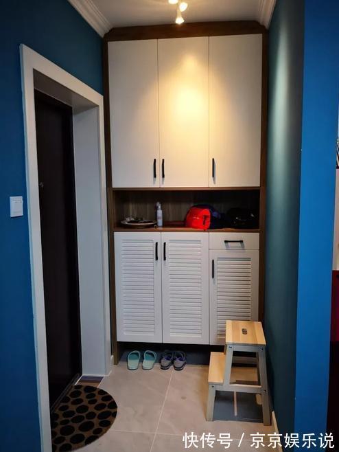 实用|87㎡婚房，老婆坚持给门口设堵墙！入住才知实用，全屋温馨极了