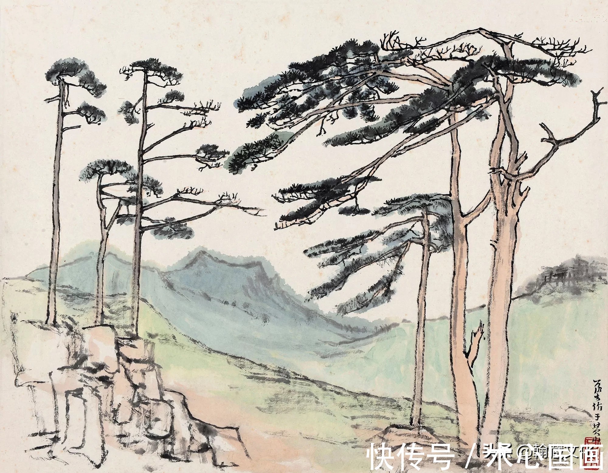 黄山@李可染谈写生:自然规律的探索