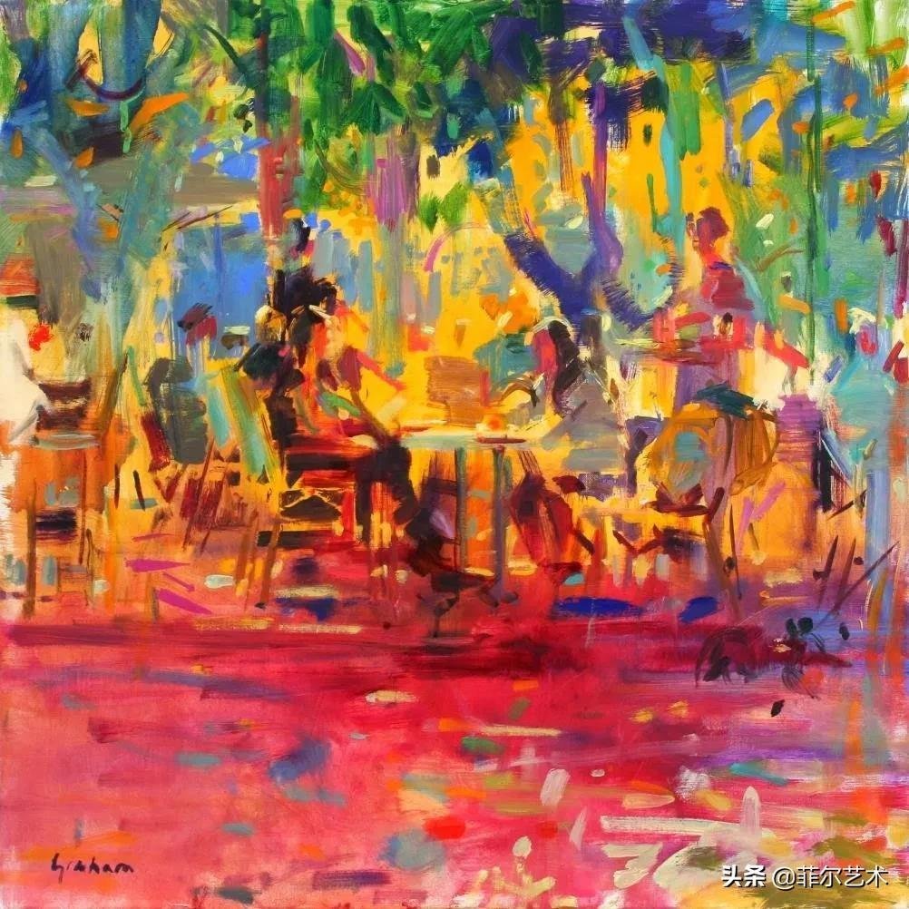 色彩!「油画欣赏」生动鲜明的色彩,一种独特的华丽风格