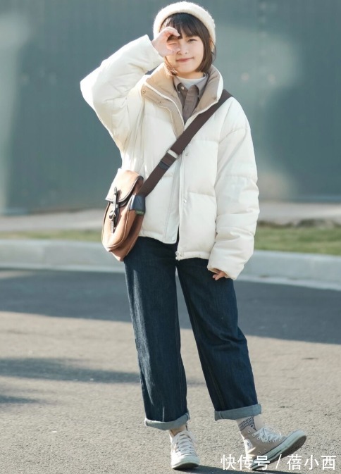 羽绒服|身高不足158cm怎么穿羽绒服?看下面这4套look,显高显瘦又时髦