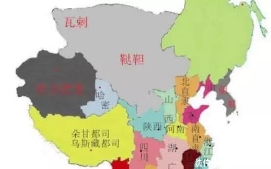 地图|明朝疆域“两京十三省”，一共分15块，为何地图上却画着16块？