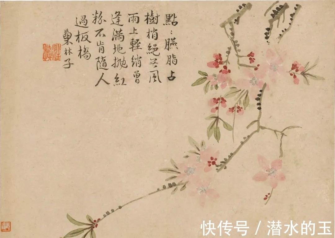 花卉图$汪士慎:一生心事为花忙丨私享艺术