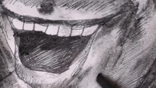 阿丽塔$美术生画了张阿丽塔肖像画,但是看到最后