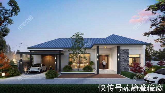 别墅|别拿一层不当别墅，3套农村一层户型分享，最低只要15万