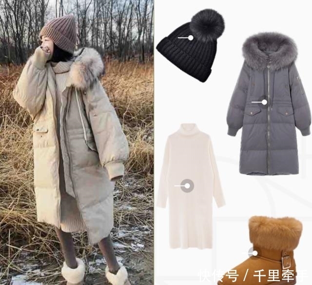 保暖|小个子女生穿羽绒,别只管保暖就行,还要看3点,更显瘦时尚