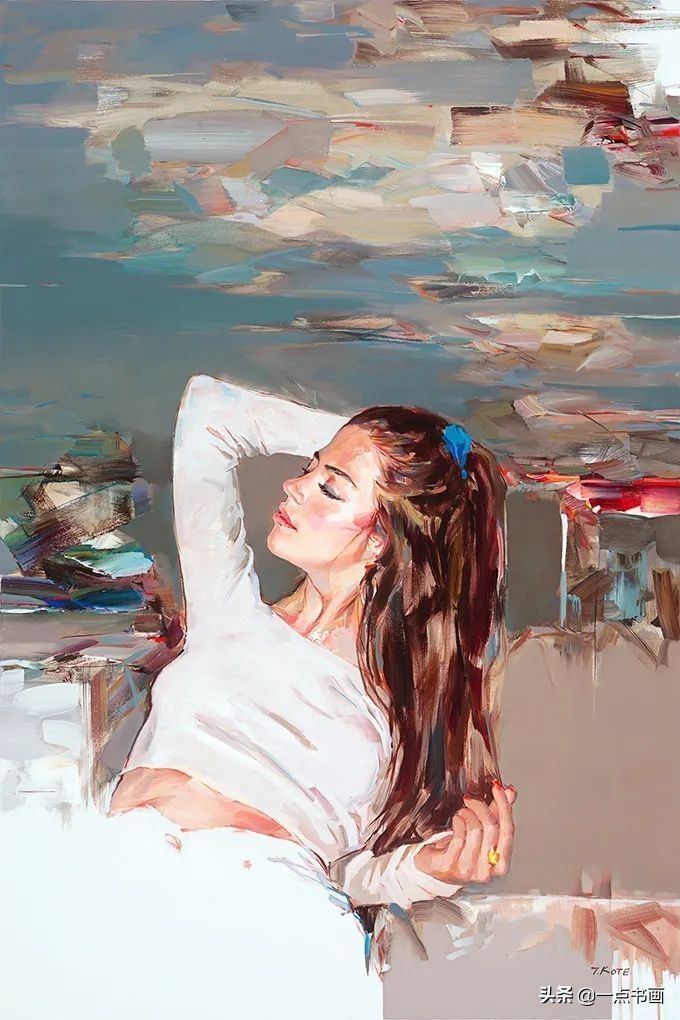 科特&他的绘画是光与色的交响乐,充满着前卫和时尚