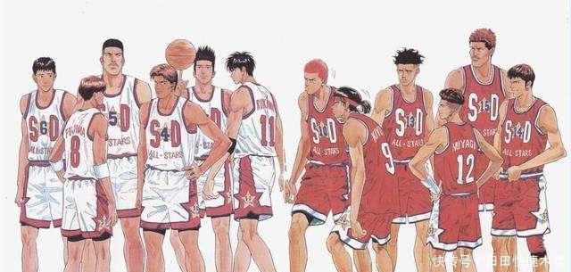 灌篮高手|灌篮高手三年级对抗一二年级联队,一二年级有三个强点可以完胜!