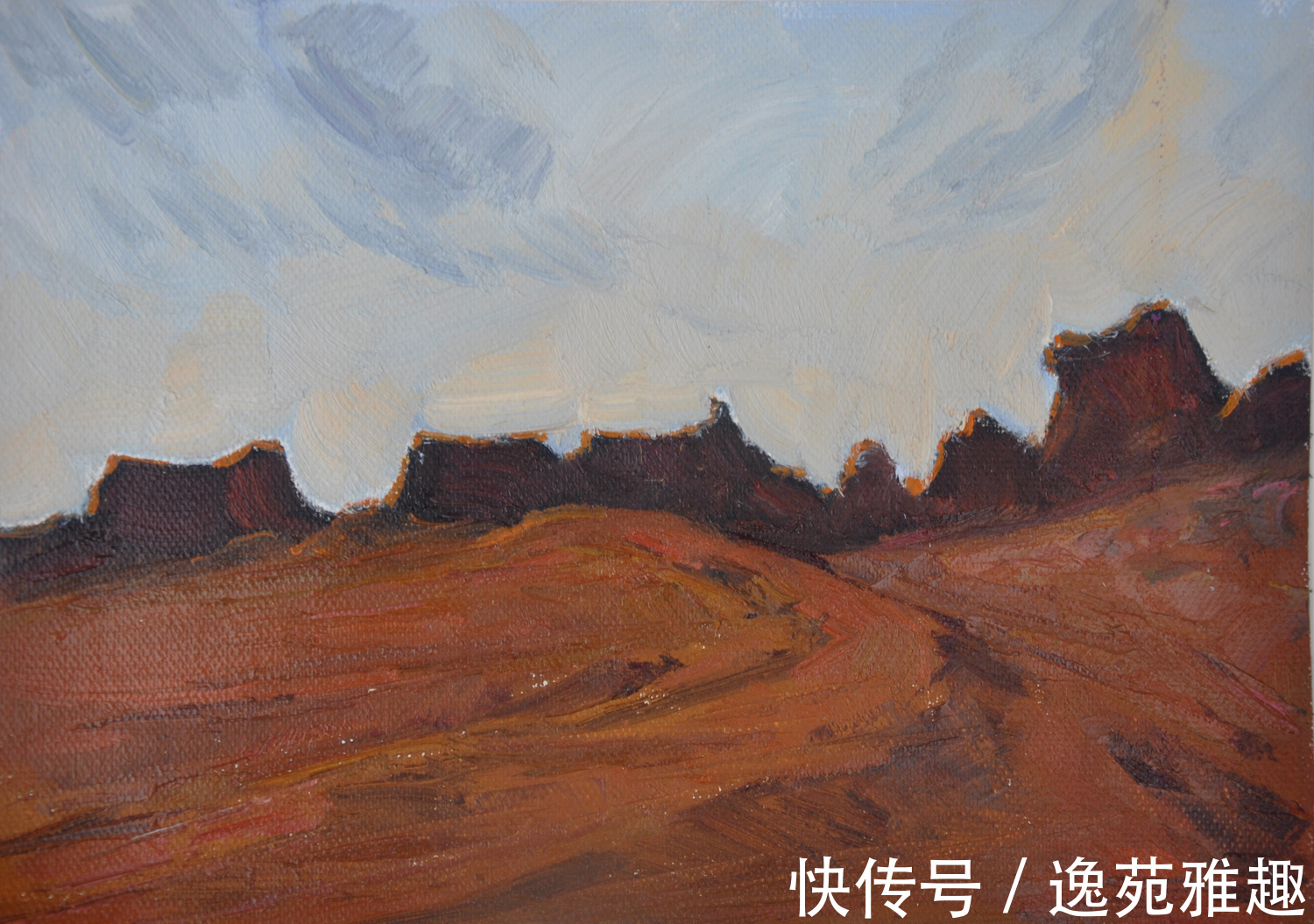 秋草黄!「作品欣赏」心中有旷野,所画皆美景,油画艺术家殷国海作品欣赏