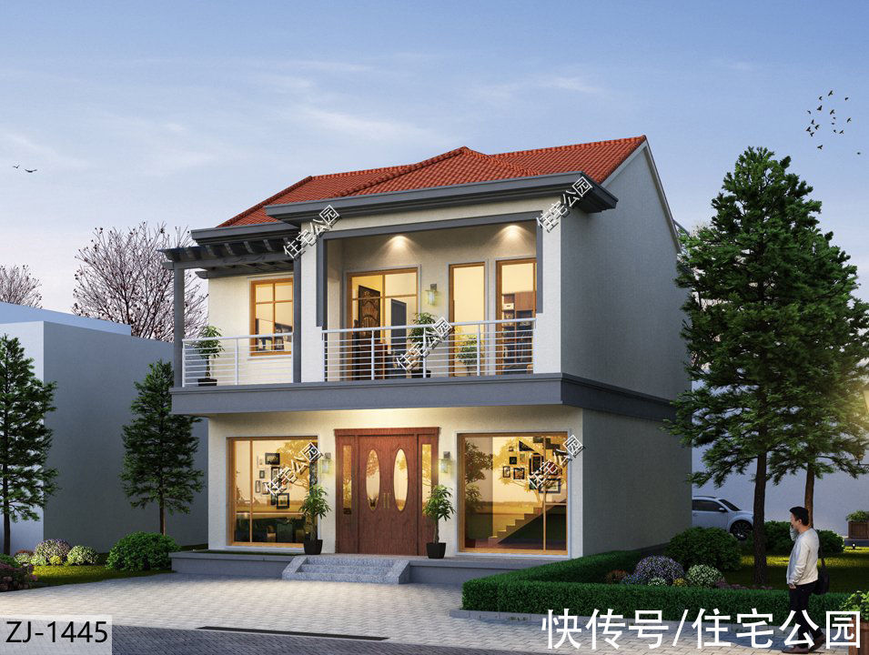 年轻人|农村盖房就选这10套吧,颜值高造价低,这才是年轻人喜欢的房子