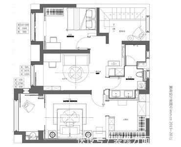 改造|190 ㎡底跃复式改造,现代风五居室简直是绝美