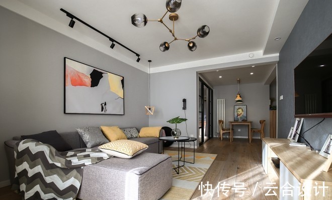 搭配|云合设计——逆天的设计!90㎡的房子也能这么好看,我跪了!