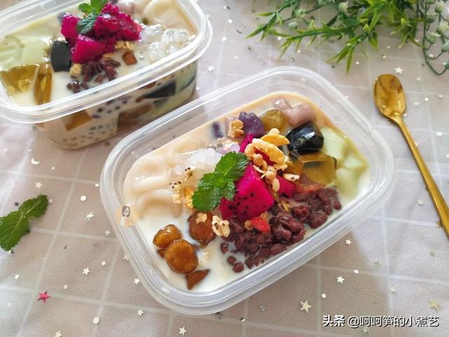 饱饱|网红甜品饱饱碗,这一碗,凉爽又满足,这个大暑就吃它来解暑吧