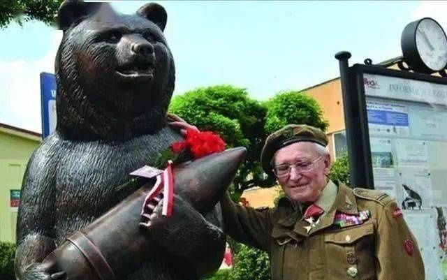 波兰部队|一只爱抽烟喝酒的棕熊，居然还成为了二战英雄