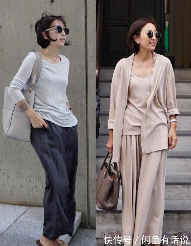 质感|女人到中年别穿得花花绿绿,学50岁韩国主妇这么穿,优雅有高级感