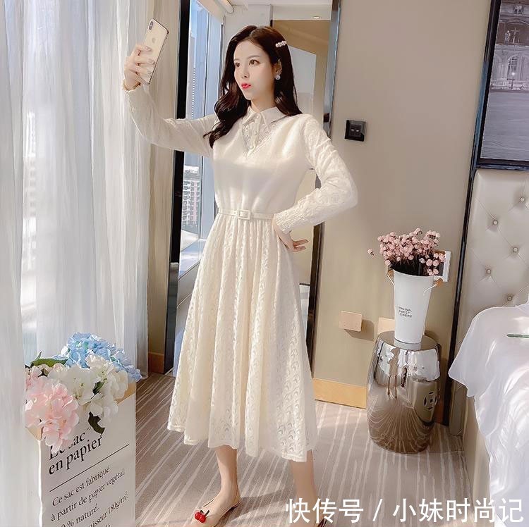 连衣裙|优雅气质连衣裙,温柔可爱风的穿搭,让你在冬季日常更加美丽动人