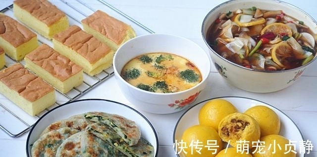 早餐|母子二人的精致早餐，发朋友圈炫耀，网友吐槽：道道都想打包！