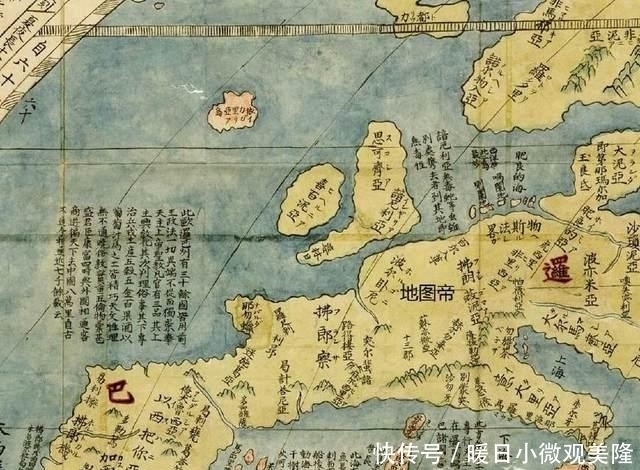 明朝|清朝烧掉的明朝世界地图,来看看画的如何