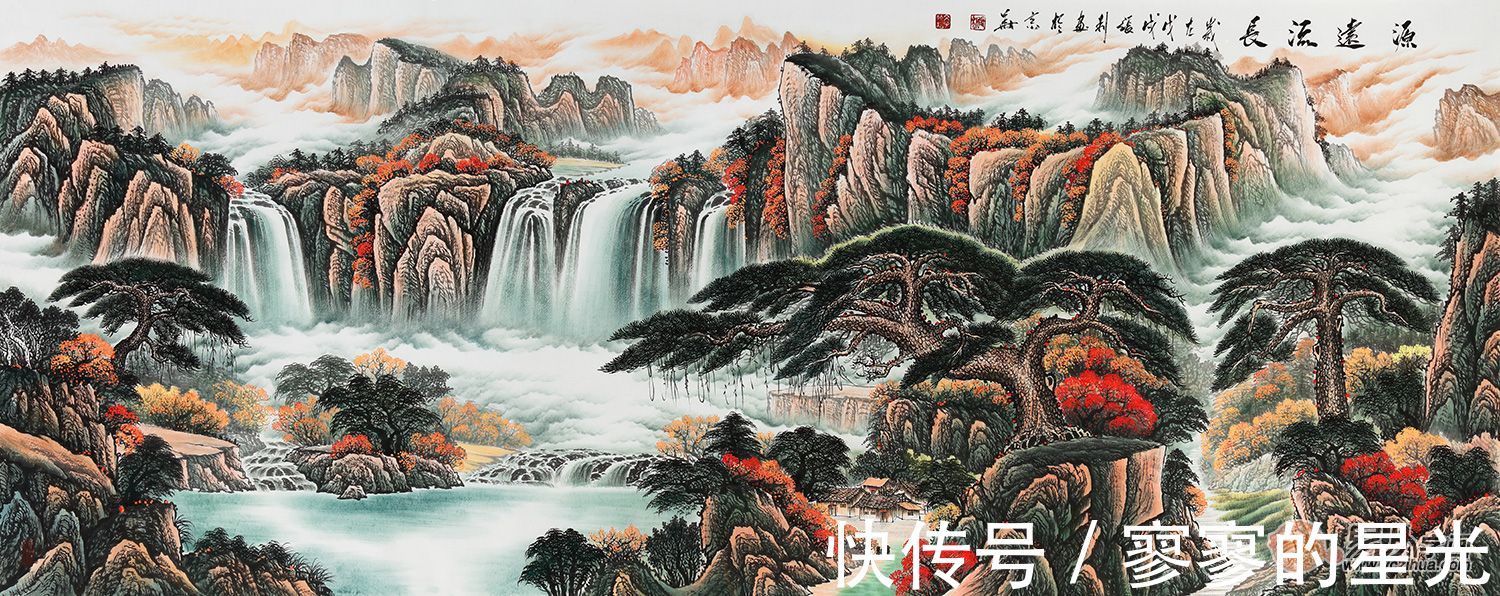 张利!张利山水画 意蕴深沉 体现了意境和情境魅力