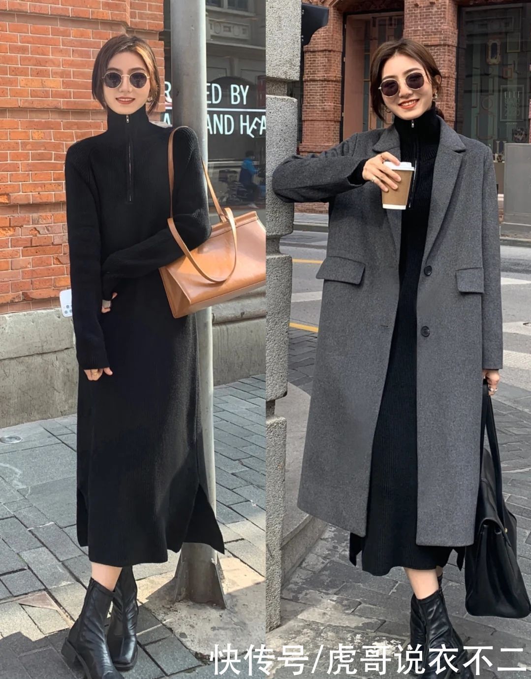 这位时髦精真会穿，仅用两款长裙解锁冬季时尚，将浪漫进行到底