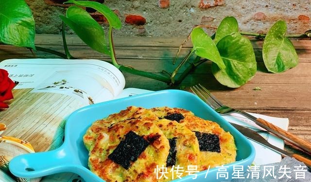 鲜虾|冬天多给孩子做海苔豆腐鲜虾饼，味道鲜美营养高，做法不难！