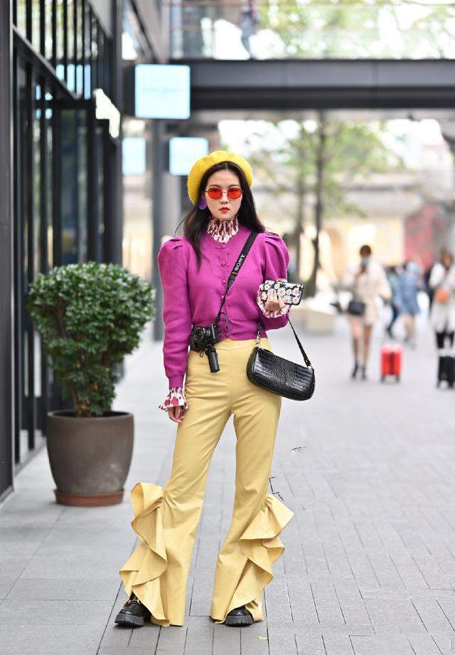 时尚其实非常简单,用对了撞色搭配,再也不用担心不够时髦