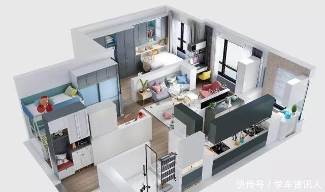 二胎|68㎡小户型将一房变两房,给二胎孩子打造出一个独立空间!