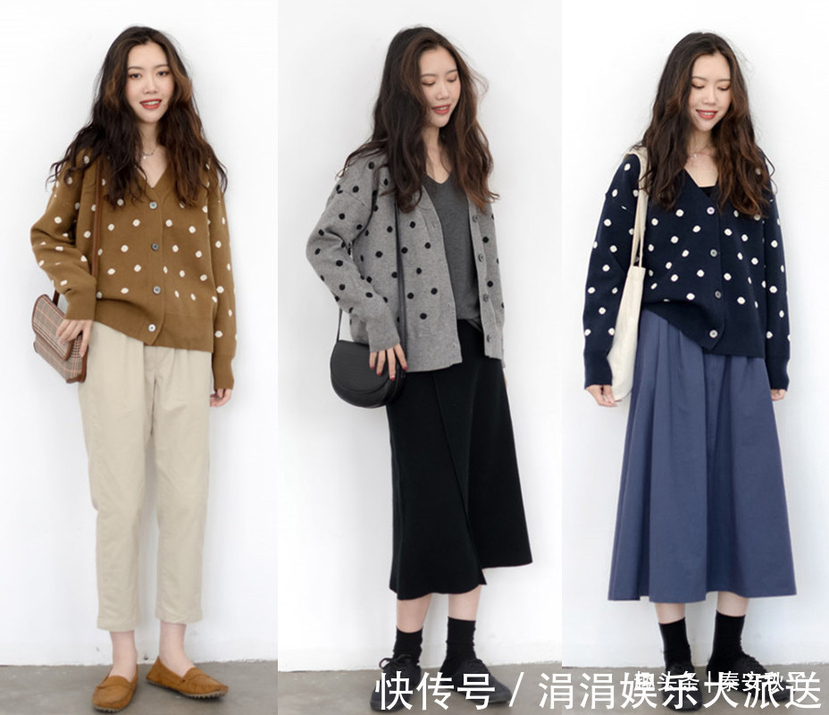 格纹 秋冬的“温柔衫”太喜欢!休闲舒适的穿搭示范,保准你一看就爱!