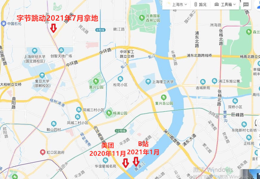 上海|互联网巨头在沪密集买地，买了之后都打算做什么？