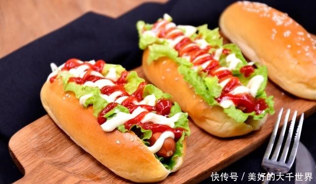  早餐的不二选择——热狗面包！