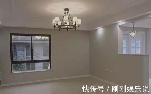 客餐厅|140平新房花13万装修,全屋打满柜子最满意,家具没入场就很漂亮