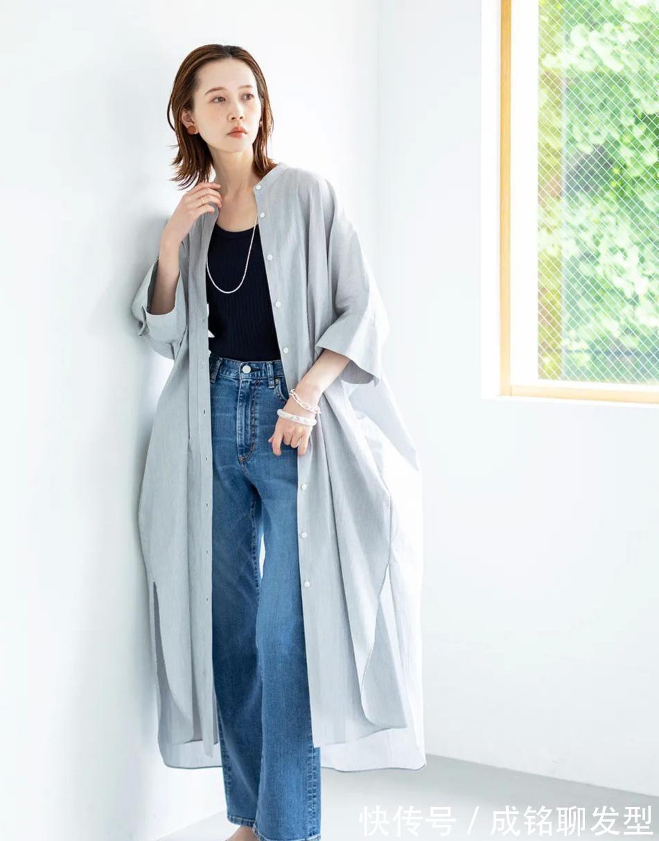 清新|三四十岁别穿得老气，试试简约自然的森系穿搭，清新随意又显年轻