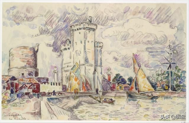 印象派|西尼亚克法国新印象派画家,曾与修拉合作,帮助了印象派的发展