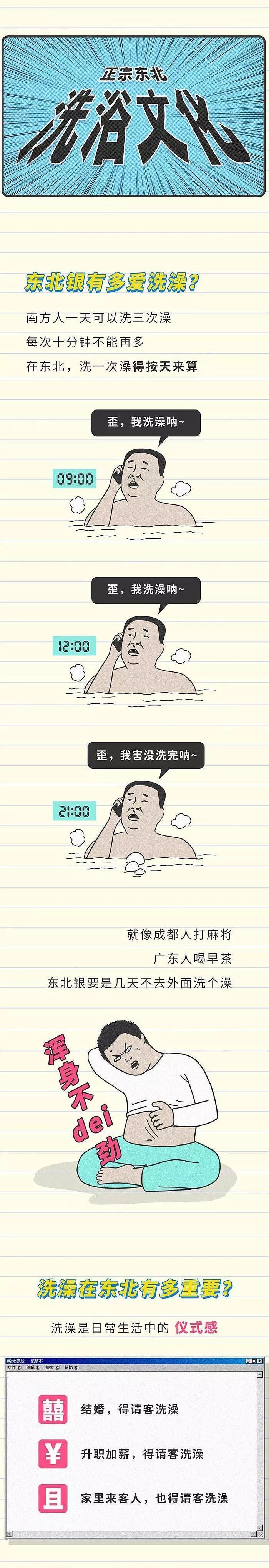 到底|东北人到底多爱搓澡