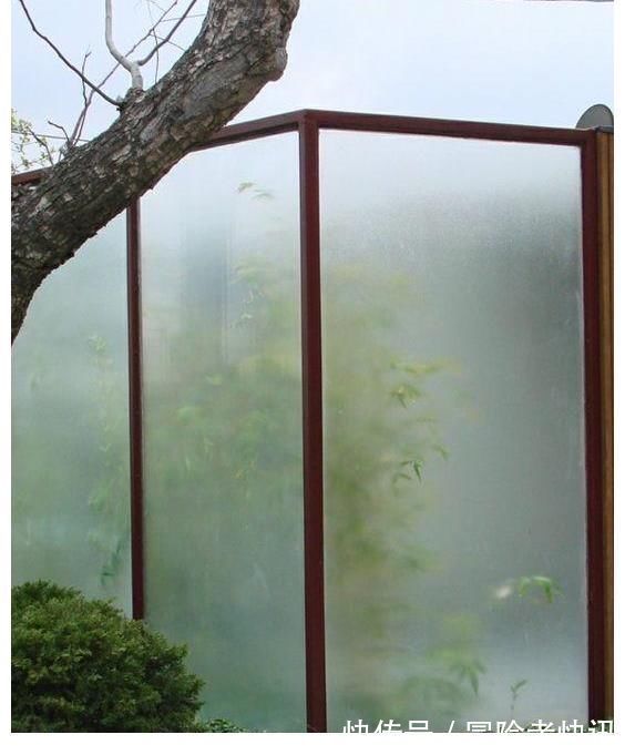 石笼网|砌院墙不用砖头,直接用磨砂玻璃,衬着绿植美成一幅画!
