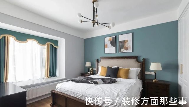 美学感|138平美式风三居室，客厅是宽阔而富有前史气味的