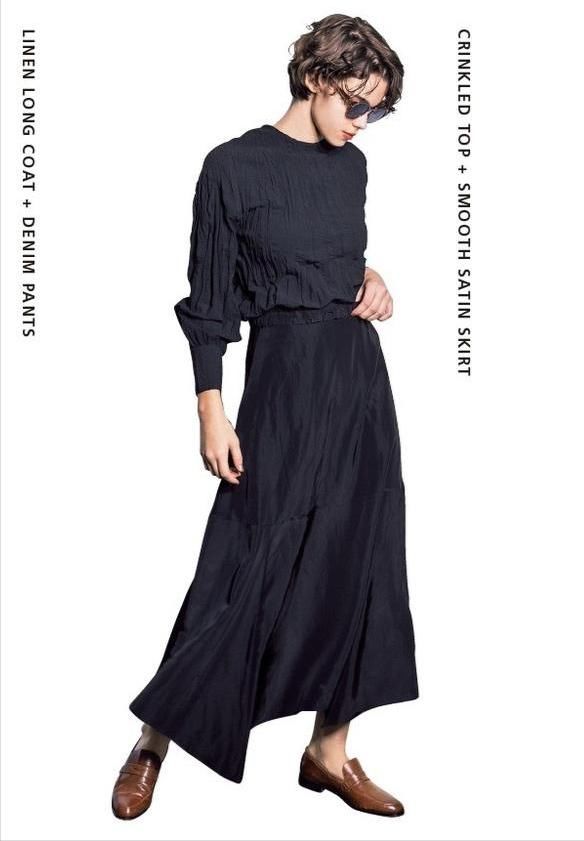 谁说早春不能穿黑色，选好单品会搭配，让你变身穿搭实力派