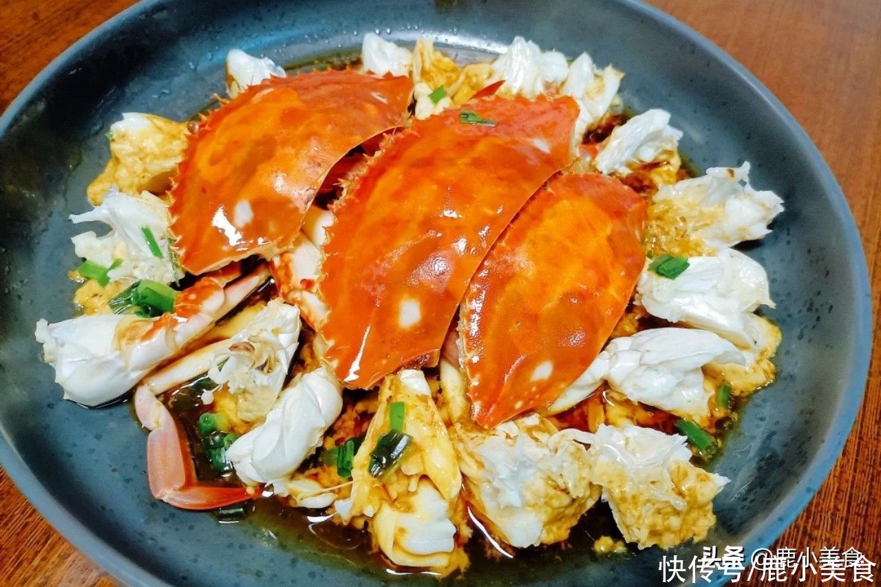蟹块|又到吃梭子蟹的季节，分享6道梭子蟹做法，鲜香惹味，肉滑肥美