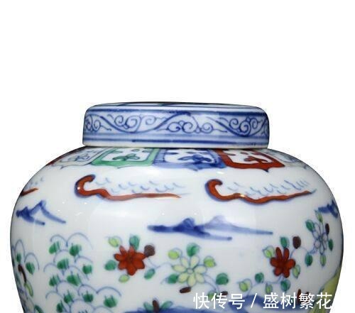 斗彩|精巧细致,凤毛麟角——斗彩天字罐!